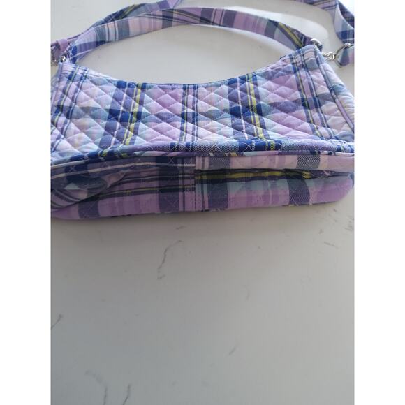 Vera Bradley lavender plaid purse. NWT Zipper. Easter. Spring - Picture 5 of 6